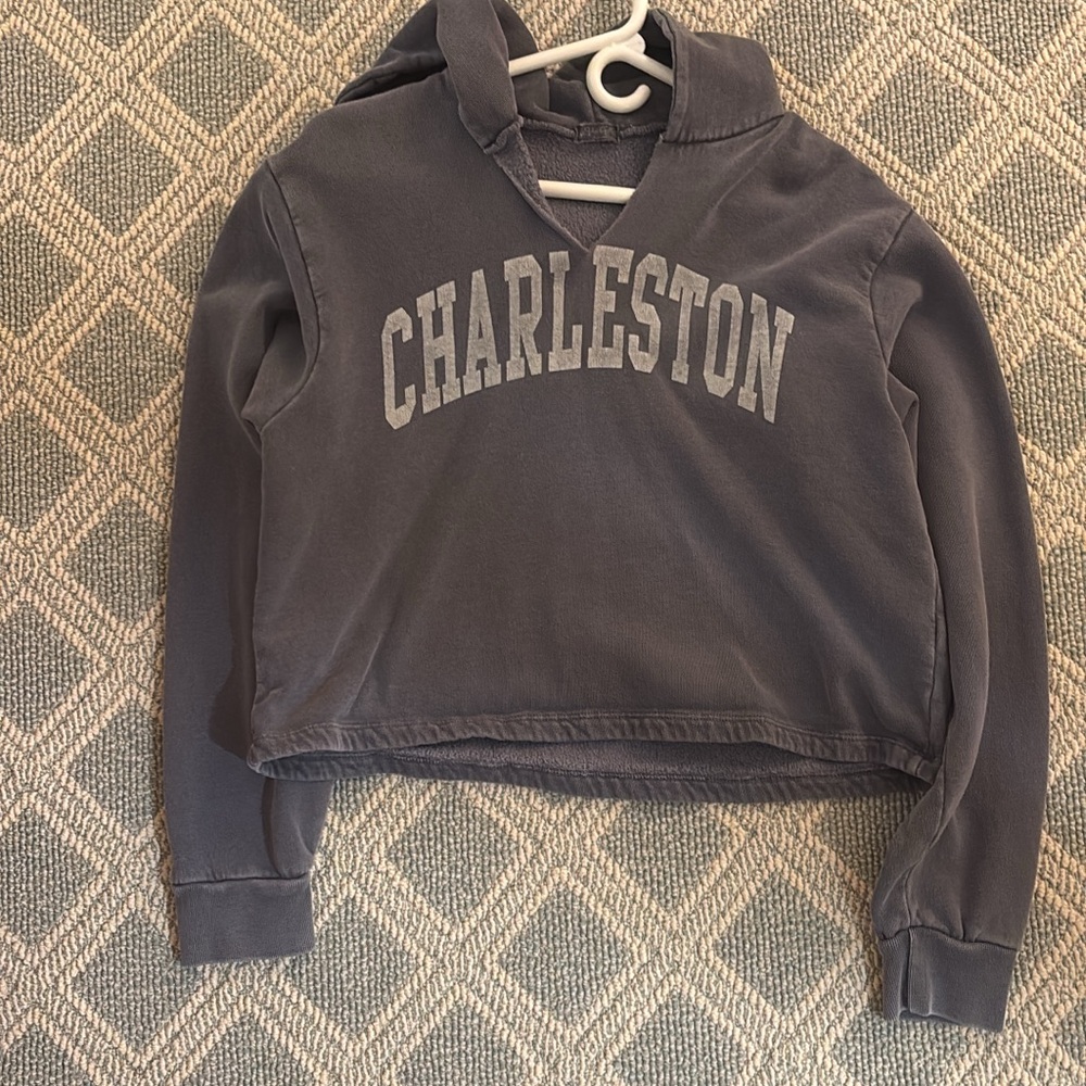 Brandy Melville Blue Charleston Hoodie